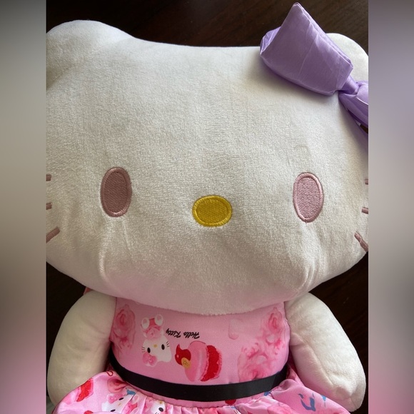 Sanrio HELLO KITTY Large Plush BACKPACK Bag Adjustable Pink Purple main image 9